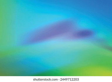 Light Blue, Green vector abstract bright template. New colored illustration in blur style with gradient. The best blurred design for your business.