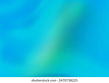 Light Blue, Green vector abstract blurred pattern. A vague abstract illustration with gradient. The blurred design can be used for your web site.