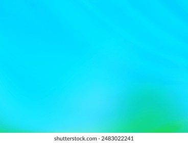 Light Blue, Green vector abstract bright template. Colorful abstract illustration with gradient. A new texture for your design.