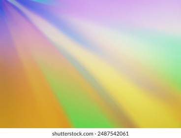 Light Blue, Green vector abstract blurred template. Glitter abstract illustration with an elegant design. Brand new design for your business.