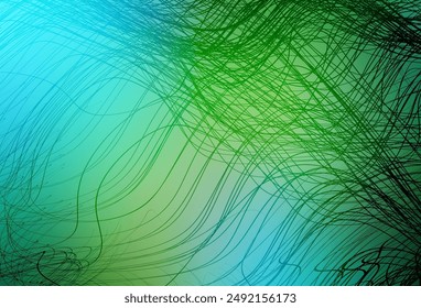 Light Blue, Green vector abstract blurred background. An elegant bright illustration with gradient. Smart design for your work.