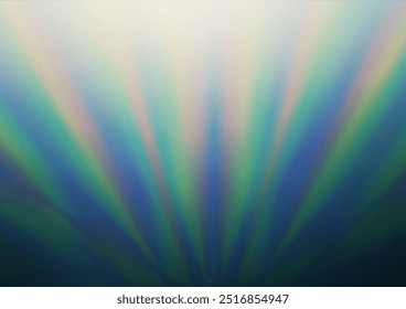 Light Blue, Green vector abstract blurred template. A completely new color illustration in a bokeh style. A completely new template for your design.