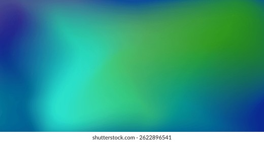 Light blue, green vector abstract blur layout. Colorful gradient abstract illustration in blur style. Your design for applications.
