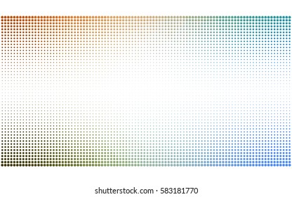 Light Blue, Green vector abstract pattern with circles. Geometry template for your business design. Background with colored spheres.