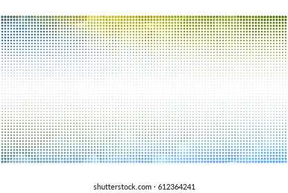 Light Blue, Green vector abstract pattern with circles. Geometry template for your business design. Background with colored spheres.