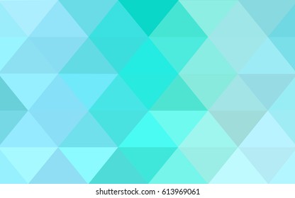Light Blue, Green vector abstract textured polygonal background. Blurry triangle design. Pattern can be used for background.