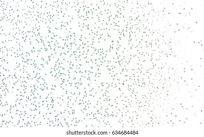 Light Blue, Green vector abstract pattern with circles. Geometry template for your business design. Background with colored spheres.