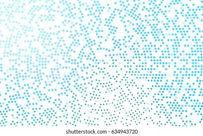 Light Blue, Green vector abstract pattern with circles. Geometry template for your business design. Background with colored spheres.