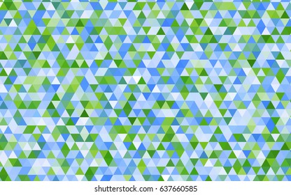 Light Blue, Green vector abstract polygonal template. A sample with polygonal shapes. Brand-new style for your business design.