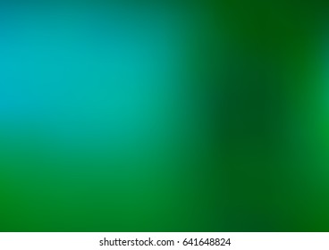 Light Blue, Green vector abstract blurred template. A vague abstract illustration with gradient. The completely new template can be used for your brand book.