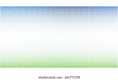 Light Blue, Green vector abstract pattern with circles. Geometry template for your business design. Background with colored spheres.