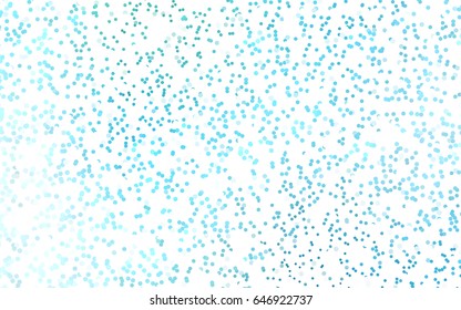 Light Blue, Green vector abstract pattern with circles. Geometry template for your business design. Background with colored spheres.
