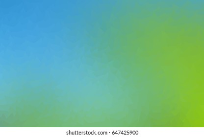 Light Blue, Green vector abstract colorful background, which consist of triangles. Pattern with colored triangles on white background.
