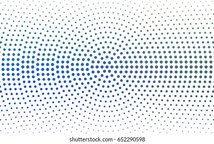 Light Blue, Green vector abstract pattern with circles. Geometry template for your business design. Background with colored spheres.