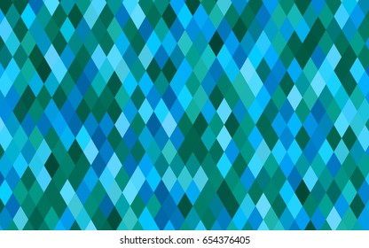 Light Blue, Green vector abstract mosaic template. Brand-new colored illustration in blurry style with gradient. Brand-new style for your business design.