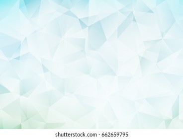 Light Blue, Green vector abstract polygonal pattern. A sample with polygonal shapes. A new texture for your design.