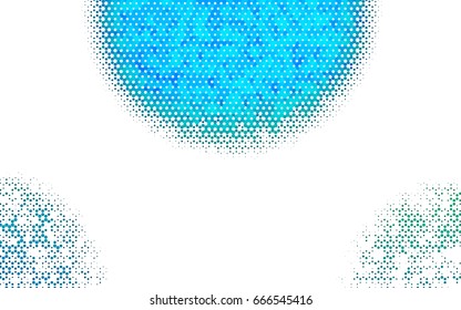 Light Blue, Green vector abstract textured polygonal background. Brand-new blurry hexagonal design. Pattern can be used for background.