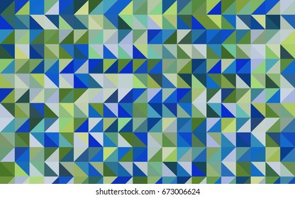 Light Blue, Green vector abstract polygonal background. A completely new color illustration in a vague style. Brand-new design for your business.