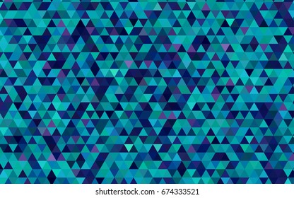 Light Blue, Green vector abstract mosaic template. A completely new color illustration in a vague style. A new texture for your design.