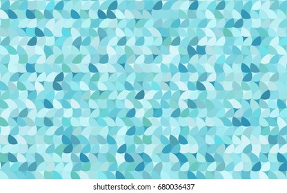 Light Blue, Green vector abstract pattern with circles. Geometry template for your business design. Background with colored spheres.