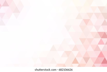 Light Blue, Green vector abstract mosaic background. Brand-new colored illustration in blurry style with gradient. Triangular pattern for your business design.