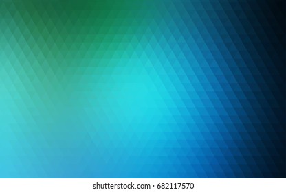 Light Blue, Green vector abstract mosaic pattern. Modern geometrical abstract illustration with gradient. The template can be used as a background for cell phones.