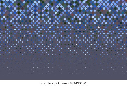 Light Blue, Green vector abstract pattern with circles. Geometry template for your business design. Background with colored spheres.
