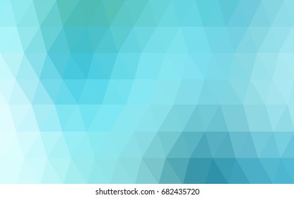 Light Blue, Green vector abstract textured polygonal background. Blurry triangle design. Pattern can be used for background.
