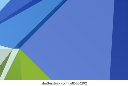 Light Blue, Green vector abstract polygonal pattern. Shining colored illustration in a brand-new style. Brand-new design for your business.