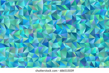 Light Blue, Green vector abstract mosaic background. An elegant bright illustration with gradient. A completely new design for your business.