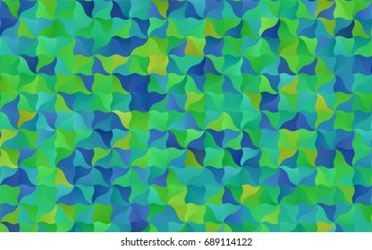 Light Blue, Green vector abstract cambered template. blurred geometric sample with gradient.  A completely new template for your business design.