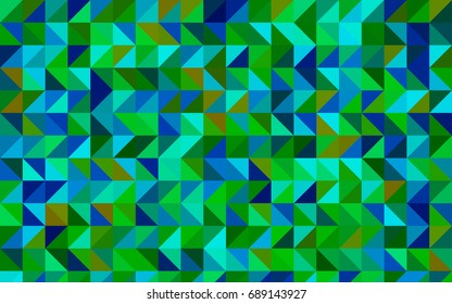 Light Blue, Green vector abstract polygonal pattern. A completely new color illustration in a vague style. The completely new template can be used for your brand book.