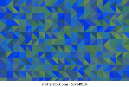 Light Blue, Green vector abstract polygonal background. Creative geometric illustration in Origami style with gradient. Brand-new style for your business design.