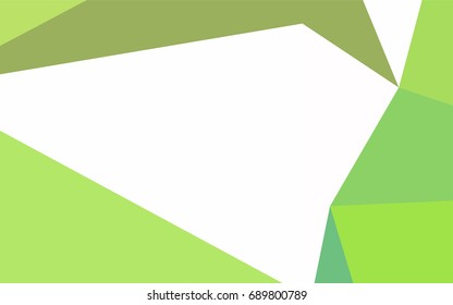 Light Blue, Green vector abstract colorful background, which consist of triangles. Pattern with colored triangles on white background.