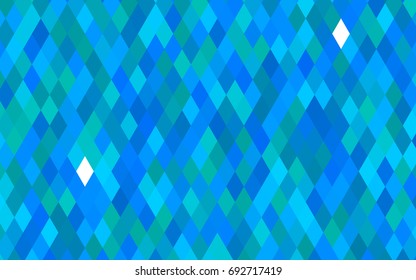 Light Blue, Green vector abstract mosaic background. An elegant bright illustration with gradient. A completely new template for your business design.