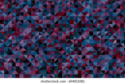 Light Blue, Green vector abstract mosaic template. Shining illustration, which consist of triangles. The completely new template can be used for your brand book.