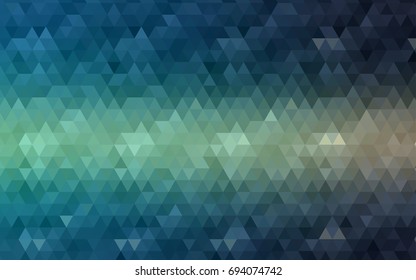 Light Blue, Green vector abstract polygonal background. Colorful illustration in abstract style with gradient. A new texture for your design.