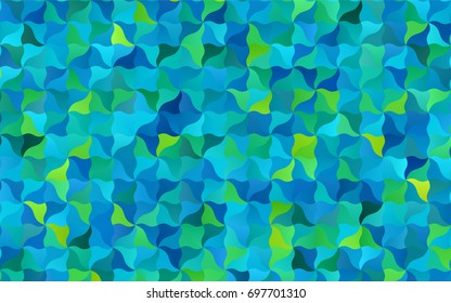 Light Blue, Green vector abstract blurred template. Glitter abstract illustration with wry lines. Brand-new style for your business design.