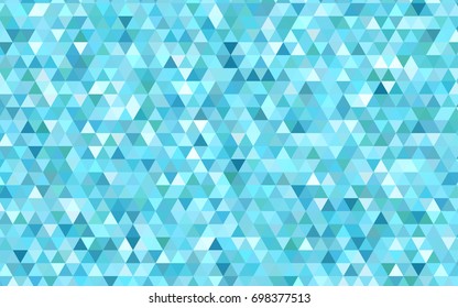Light Blue, Green vector abstract polygonal pattern. A completely new color illustration in a vague style. A new texture for your design.