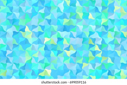 Light Blue, Green vector abstract blurred template. A completely new color illustration in a vague style. The completely new template can be used for your brand book.