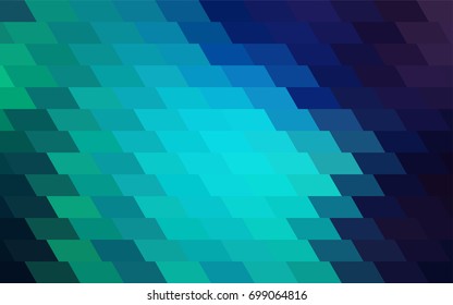 Light Blue, Green vector abstract textured polygonal background. Blurry rectangular design. The pattern with repeating rectangles can be used for background.
