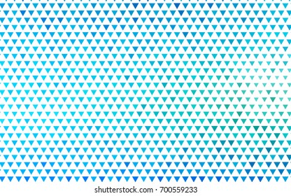 Light Blue, Green vector abstract colorful background, which consist of triangles. Pattern with colored triangles on white background.