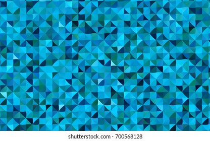 Light Blue, Green vector abstract polygonal pattern. Geometric illustration in Origami style with gradient.  The polygonal design can be used for your web site.