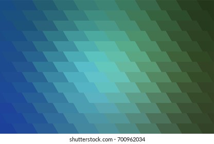 Light Blue, Green vector abstract textured polygonal background. Blurry rectangular design. The pattern with repeating rectangles can be used for background.