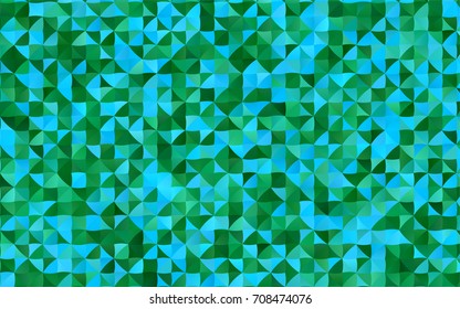 Light Blue, Green vector abstract polygonal background. A completely new color illustration in a vague style. The elegant pattern can be used as part of a brand book.