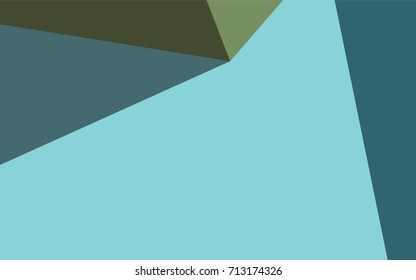 Light Blue, Green vector abstract polygonal template. Creative illustration in halftone style with gradient. The elegant pattern can be used as part of a brand book.