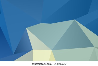 Light Blue, Green vector abstract polygonal template. A sample with polygonal shapes. A completely new design for your business.