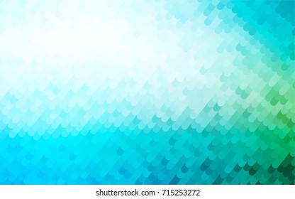 Light Blue, Green vector abstract cambered background. Geometric illustration in Origami style with gradient.  The elegant pattern can be used as part of a brand book.