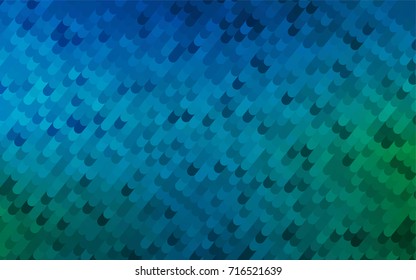 Light Blue, Green vector abstract curved pattern. Curved geometric sample with gradient.  The elegant pattern can be used as part of a brand book.
