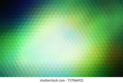 Light Blue, Green vector abstract mosaic background. Brand-new colored illustration in blurry style with gradient. A new texture for your design.
